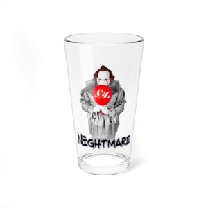 Nightmare Clown CaZo Dance Theatre Mixing Glass, 16oz